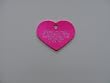Pet Id Tag/deluxe - Small Pink Heart