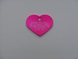 Pet Supplies : Small Heart Shape Pet ID Tag Pink...FREE SHIPPING