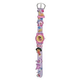 Dora The Explorer Laser Cut Resin Strap Analogue Watch