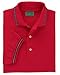 Apparel : Ringspun Cotton Pique Polo with Striped Trim