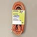 [Item]: 25' Extension Cord [Additional Info]: Indoor/Outdoor Extension Cords are Weather-Resistant. Perfect for lawn or power tools, these insulated cords have 3-prong and a single outlet. 16-gauge wire with added insulation and flexibility for outdoor