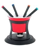Review Trudeau  / Red Chocolate Fondue Set by Trudeau - 7 pcs.