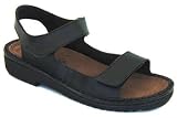 Naot Women's Karenna Sandals,Black Matte Leather,37 M EU