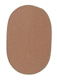 Colonial Mills Wool Solids Braided 11 Round evergold Area Rug Colonial Mills Wool Solids Braided 11 Round evergold Area Rug