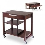 Review Winsome Wood 94032 / Winsome Wood Rolling Computer Station, Antique Walnut