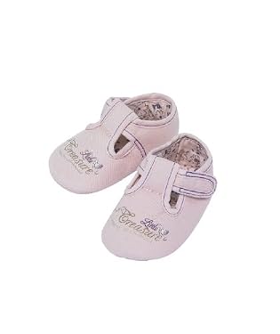 Pink T-bar shoes 3-6months
