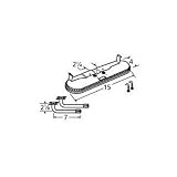 MCM 14402-74802 Stainless Steel Oval Twin, Centered, 2.25 Inch Offset Burner