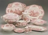 Review Johnson Brothers  / Johnson Brothers Old Britain Castles Pink Salt & Pepper Set