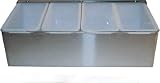 Bar Caddy Condiment Holder, Stainless Steel