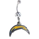 San Diego Chargers NFL Belly Navel Ring