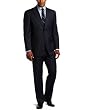 Jones New York Mens 24/7 Total Comfort Sharkskin Suit