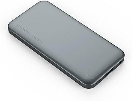 Parkman S1 5000mAh Portable Travel Charger External Battery Power Bank for iPhone,iPad,Samsung and More - Gray