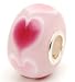 A24 Pink Heart Love Murano Glass Bead Charm Fits Pandora Bracelet
