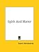 Book Spirit And Matter
