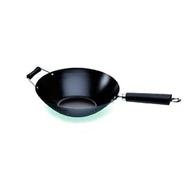 Ken Hom Tao 32cm non stick carbon steel Hanging Wok��