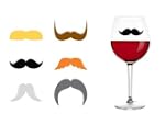 Kikkerland Dapper 'Staches Silicone D...