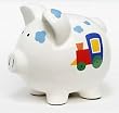 Designer Piggy Banks Choo-Choo
