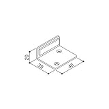 YKKAP メンテナンス部品 戸当たり (HHK1-1033) [YB]ブロンズ