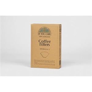 Coffee Filter Cones, #4 100 ct by If You Care