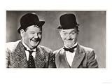 Comic Duo and Movie Stars Stan Laurel and Oliver Hardy Photographic Poster Print, 24x18