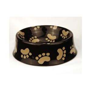 Black Paws Dog Bowl -Size Jumbo