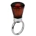 Sterling Silver Baltic Cherry Color Amber Ring