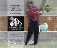 2003 Upper Deck SP Game Used Golf Cards Unopened Hobby Box