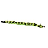 Kyjen Plush Puppies Invincible 6 Squeaker Snake, Green and Black, 3.5 x 38-Inches