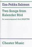 Esa-Pekka Salonen: Two Songs From Kalender Röd