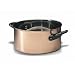 Casserole Dish, W/O Lid, 5-3/4 Qts., 9-1/2'' Dia. X 4-3/4'' H, Copper, Stainless Steel Lining - Sells As: 1 Each