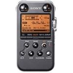 Sony PCM-M10/B Portable Linear PCM Recorder, 96 kHz/24-bit, 4GB Memory & USB High-Speed Port, Matt Black