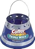 3 Pack of Cutter 26 oz. Area Repellents Triple Wick Citronella Candle
