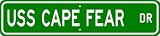 USS CAPE FEAR AK 5061 Street Sign - Navy Ship Gift Sail