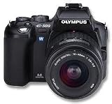 Olympus Evolt E500 8MP Digital SLR with 14-45mm f/3.5-5.6 & 40-150mm f/3.5-4.5 Zuiko Lenses