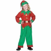 Elf Fancy Dress Costume (child size) - Large
