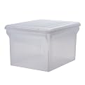 Iris File Boxes - Clear (Set of 6)