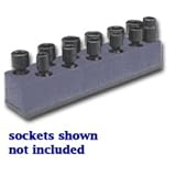 3/8 In Drive Swivel / Impact Metric Socket Organizer w/ Magnetic Base - Black It very attractive for my likes and will most likely use them the most