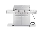 Weber 1850001 Summit S-620 Natural Gas Grill, Stainless Steel