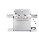 Weber 1850001 Summit S-620 Natural Gas Grill, Stainless Steel by Weber