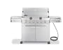 Weber 1850001 Summit S-620 Natural Gas Grill, Stainless Steel