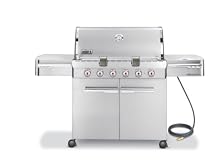 Weber 1850001 Summit S-620 Natural Gas Grill, Stainless Steel