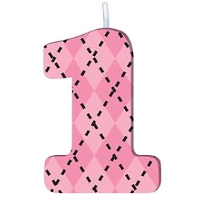Lil' Angel 1st Birthday #1 Molded Candle