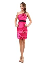 Strapless Charmeuse Evening Dress 