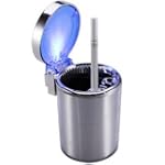 LUXUS KFZ Auto Aschenbecher blau LED...