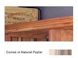 Wine Cellar Innovations Natural Poplar Base and Crown for Straight Corner