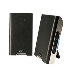 Cyber Acoustics Portable USB Powered Speaker System Travel Case