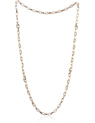 Paige Novick "Wyoming" Rose Gold Chain and Rondelle Necklace
