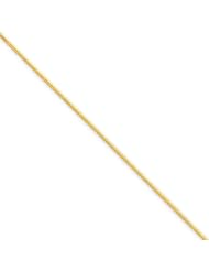 .8mm, 14 Karat Yellow Gold, Octagonal Snake Chain - 9 inch