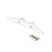 Cast Aluminum Cleat - White - 9in