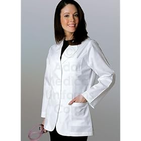 Buy ADAR 30 Princess Cut Consultation Coat by ADAR UNIFORMS